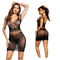 Vestido Curto e Justo Preto - SE006 - Foto 2