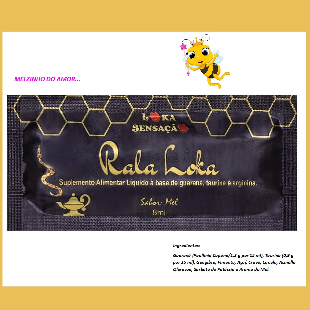 MELZINHO RALA LOKA SENSAÇÃO -  SACHÊ 8 ML                                                       LIBYSEXSHOP