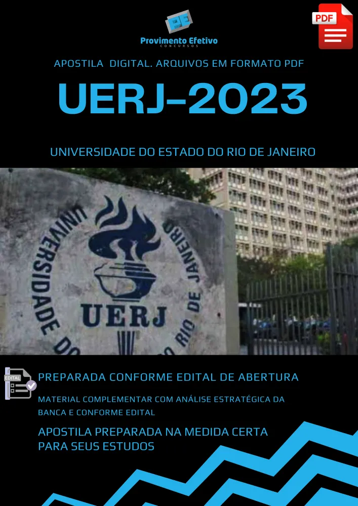 Apostila UERJ Educador Físico 2023 Imagem
