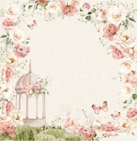 SC-832- Garden 6 - Papel para Scrapbook Dupla Face - Foto 2