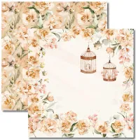 SC-828- Garden 2 - Papel para Scrapbook Dupla Face