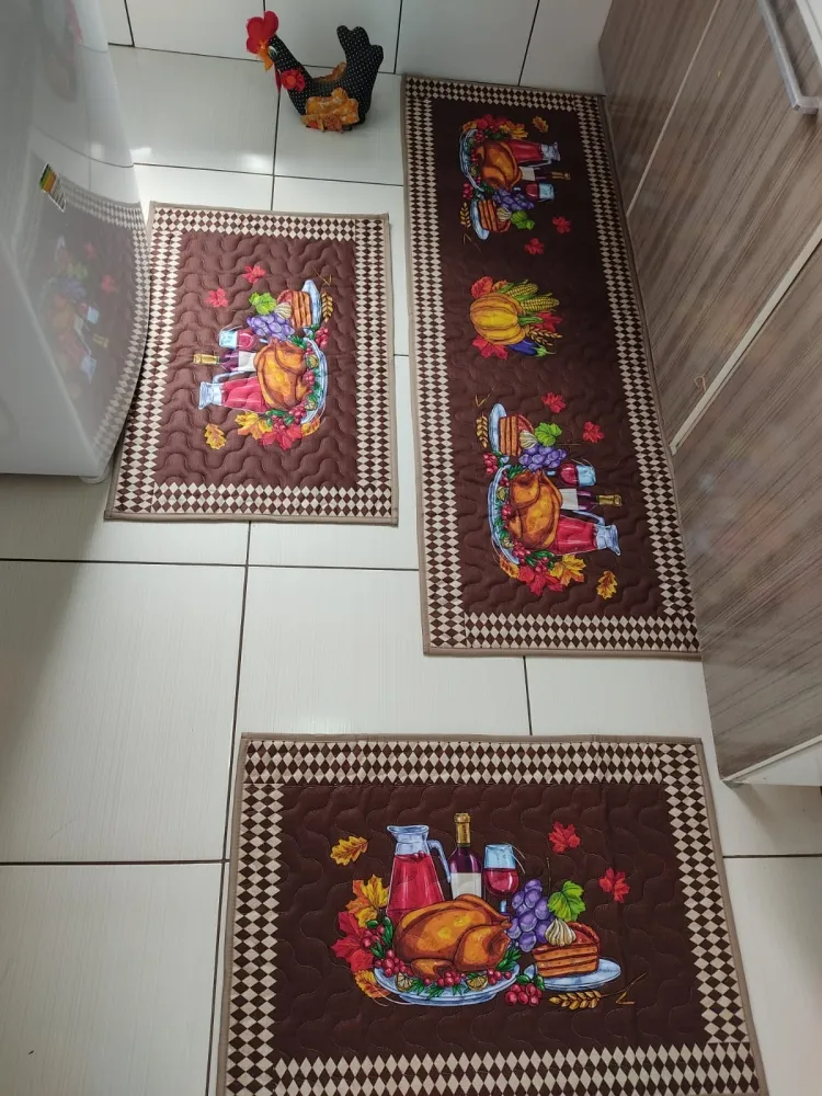 Jogo de Tapete Cozinha - Ceia Imagem