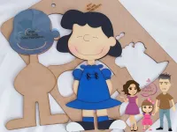 G1.277 Gabarito de Moldes em MDF Lucy - Amiguinhos do Snoopy - Foto 2