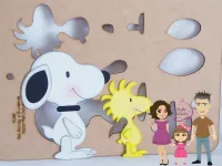 G1.282 Gabarito de Moldes em MDF Snoopy e Woodstock  - Amiguinhos do Snoopy - Foto 2