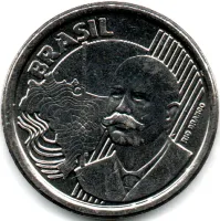 2019 - 50 Centavos - ERRO: Cunho Trincado e Entupido - Moeda Brasil - Foto 3