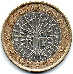 França - 2002 - 1 Euro