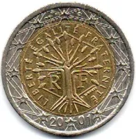 França - 2001 - 2 Euro