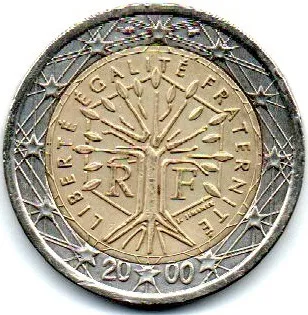 França - 2000 - 2 Euro