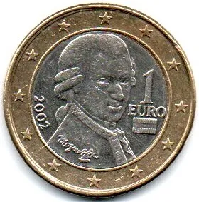 Áustria - 2002 - 1 Euro