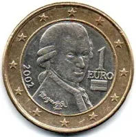 Áustria - 2002 - 1 Euro