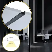 Perfil de LED Externo Alumínio  - Foto 21