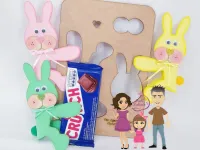 G1.283 Gabarito de Moldes em MDF Agarradinho Coelho - Foto 2