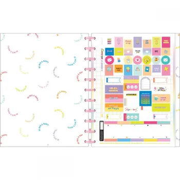 Caderno Tilidisco CD Universitário Happy 1M 80F - Foto 2