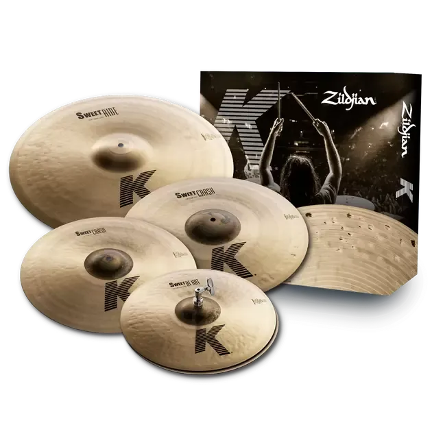 Moss Music - Kit de Pratos Zildjian K Sweet Cymbal Pack KS5791