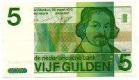Holanda - 5 Gulden - Cédula Estrangeira - MBC/Sob