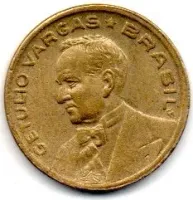 1944 - 20 Centavos - COM Sigla OM no Anverso - Moeda Brasil - Estado de Conservação: Soberba (Sob) - Foto 2