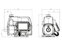 bomba pressurizadora Jet Comfort Inverter 40 monofásico 220v- DANCOR - Foto 2