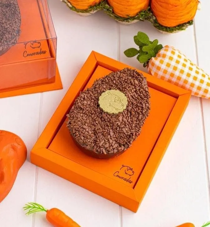 Cx. P/ 1 Ovo de Colher de 100 a 150 g. - Dobradura