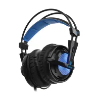 Headset Gamer Sades Locust Plus - Preto e Azul -  PS4/PC - Foto 2