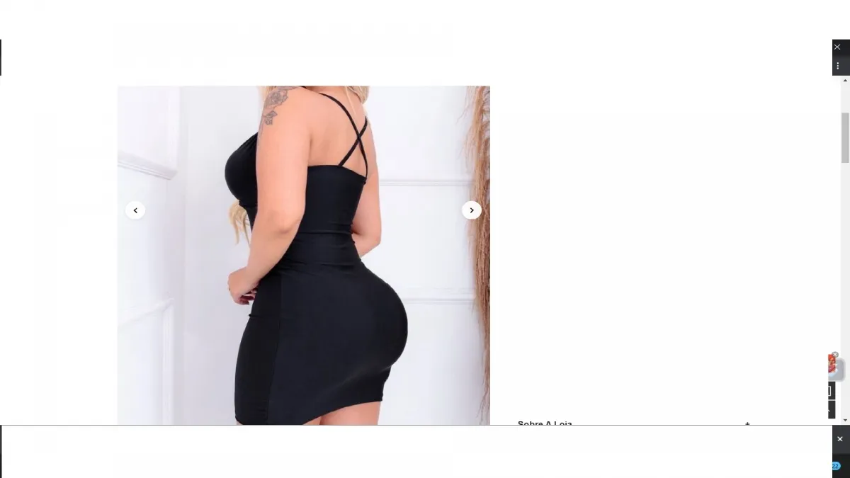 Vestido Aro feminino decotado casual