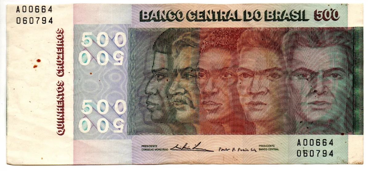 C149 - 500 Cruzeiros - Etnias / Raças - Data: 1972 - MBC/SOB