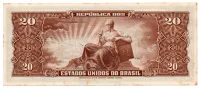 C083 - 20 Cruzeiros - 2° Estampa - Série 295 - Autografada / Assinada a Mão - Marechal Deodoro da Fonseca - Data: 1950 - MBC/SOB - Foto 2