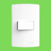 Alumbra Conjunto 1 Interruptor simples com espelho placa 4x2