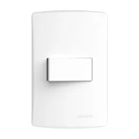 Alumbra Conjunto 1 Interruptor simples com espelho placa 4x2 - Foto 2