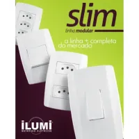 Ilumi Conjunto 1 Interruptor simples com espelho placa 4x2 - Foto 2
