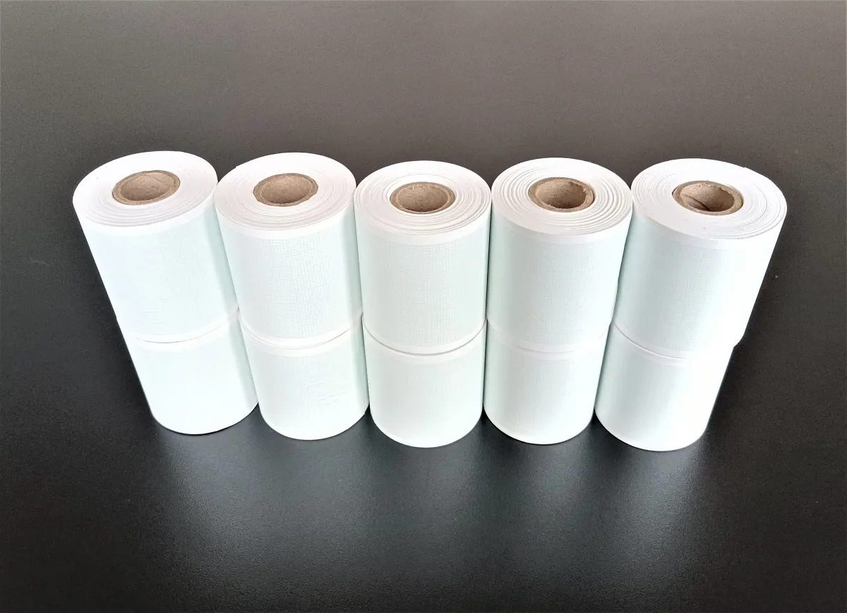 PAPEL TERMOSENSÍVEL P/ ECG TITB 48mm x 20m - PACOTE COM 10 ROLOS Imagem