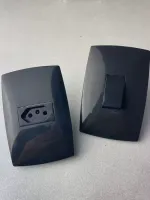 Blux Conjunto 1 Interruptor simples com espelho placa 4x2 preta