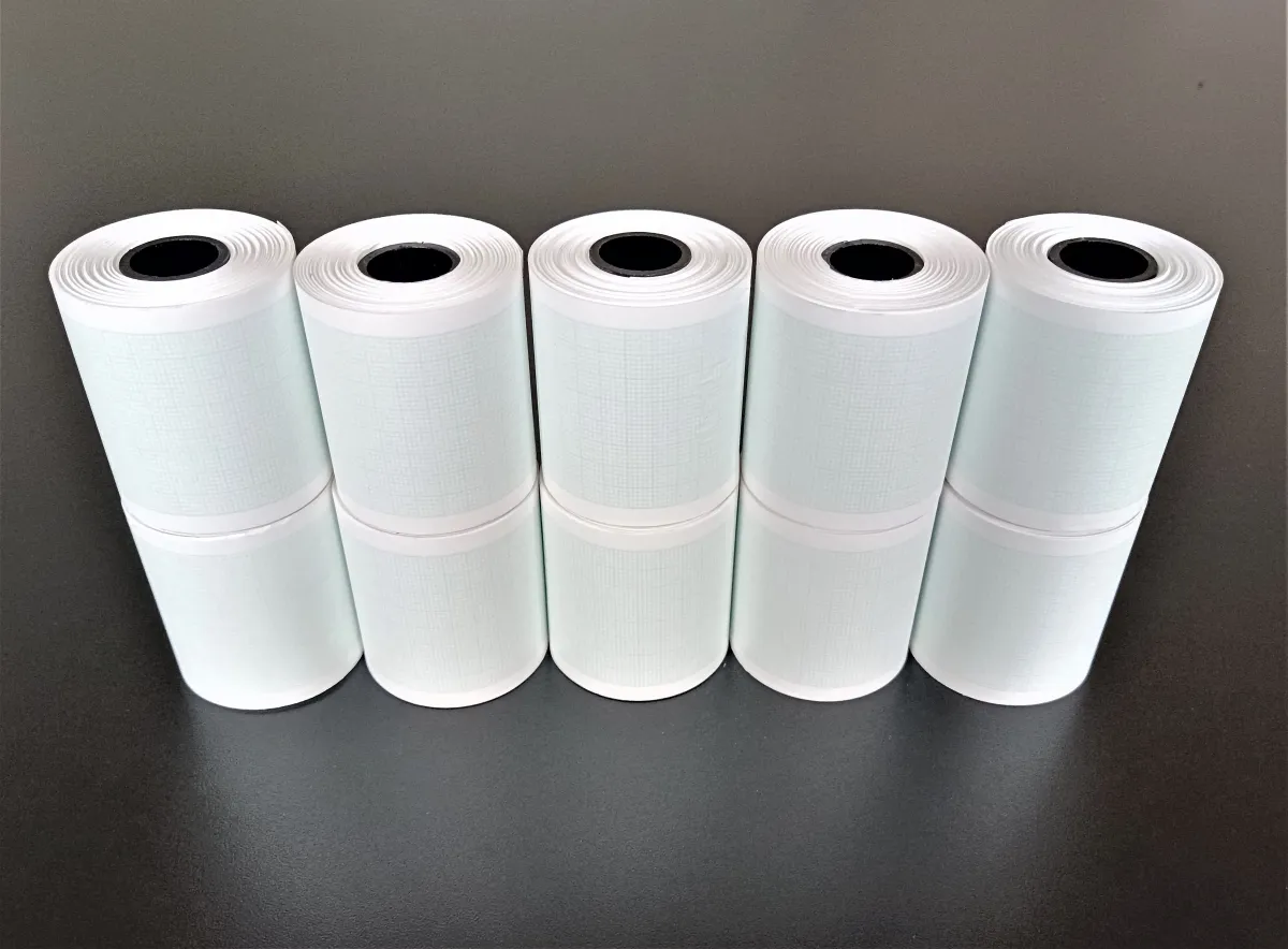 PAPEL TERMOSENSÍVEL P/ ECG TITB 50mm x 20m - PACOTE COM 10 ROLOS