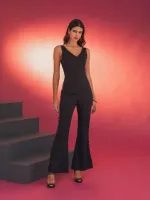 MACACAO FEMININO LONGO /FLARE VERAO 2022/ V VALENTINA - Foto 2