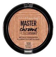 Iluminador Maybelline NY Master Chrome Molten Gold Or Fondu – Cor 100 - 6,7 g   
