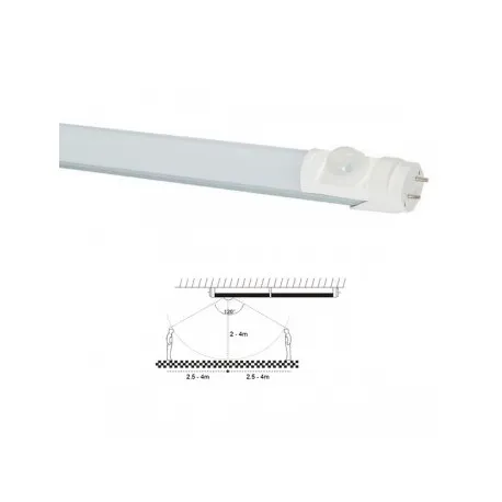 Lampada Tubular Led com SENSOR 18W 120cm T8 Bivolt Imagem
