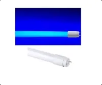 Lampada Tubular Led 18W 120cm T8 Bivolt Azul - Foto 3