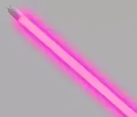 Lampada Tubular Led 18W 120cm T8 Bivolt Rosa - Foto 2