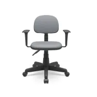 Cadeira Secretária Plus Slim com Braços Reguláveis - Foto 5
