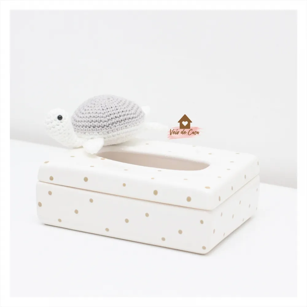 Porta Lenços Umedecidos - Tartaruga