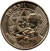 2022 - 25 Centavos - Moeda Brasil - Estado de Conservação: Flor de Cunho (FC) - Foto 2