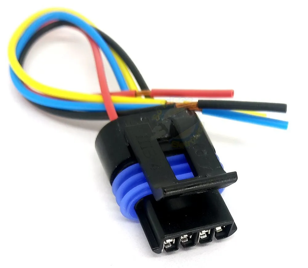Conector Chicote 4 Vias Sensor Map Palio Siena Strada Uno Fire Brava  Doblô PRT05/A  TC 1016