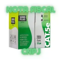 Furukawa Soho Cabos De Rede Cat5 4 Pares - Cabo de Internet RJ45 PC Rolo 305 metros Caixa  - Foto 6