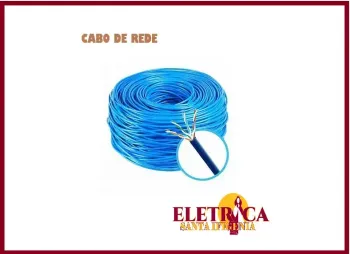 Soho Furukawa Cabos De Rede Cat5 4 Pares - Cabo de Internet RJ45 PC Rolo 305 metros Caixa 