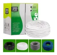 Soho Furukawa Cabos De Rede Cat5 4 Pares - Cabo de Internet RJ45 PC Rolo 305 metros Caixa  - Foto 9
