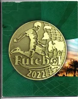 Álbum Completo Futebol 2022 - Com 37 medalhas - Com pequeno defeito no álbum - Foto 2