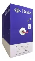 Megatron Cabos De Rede Cat6 4 Pares - Cabo de Internet RJ45 PC Rolo 305 metros Caixa  - Foto 4