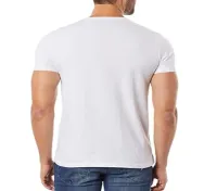Camiseta Guess  Logo Silk  Manga Curta  Masculino – Branca - Foto 2