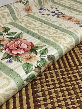  TECIDO TRICOLINE FLORAL DIGITAL campestre ref.04