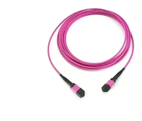 Cordão Ótico Fibra Mpo Om4 Type B (12 Núcleos 12fo) 1mt