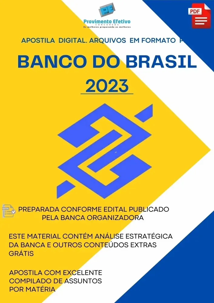 Apostila BB Tecnologia 2023 Técnico Atendimento Imagem